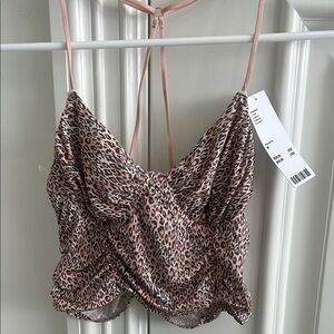 Leopard Print Women's Top